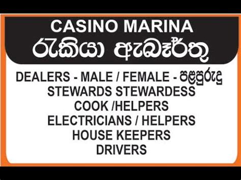 marina casino job vacancy|Marina Casino .